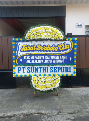 Papan Bunga Duka di Elelim